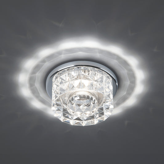 Elipse Ikon CCT Selectable 3000K/3500K/4000K Trim with Light Engine and New Construction or Remodel Housing in White