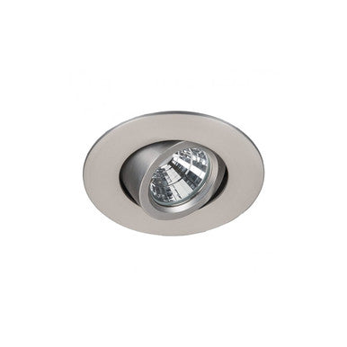 Ocularc 2.0 LED Round Adjustable Narrow 2700K Trim with Light Engine and New Construction or Remodel Housing in Brushed Nickel - R2BRA-N927-BN