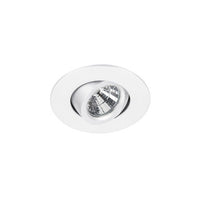Ocularc 2.0 LED Round Adjustable Spot 3000K Trim with Light Engine and New Construction or Remodel Housing in White - R2BRA-S930-WT