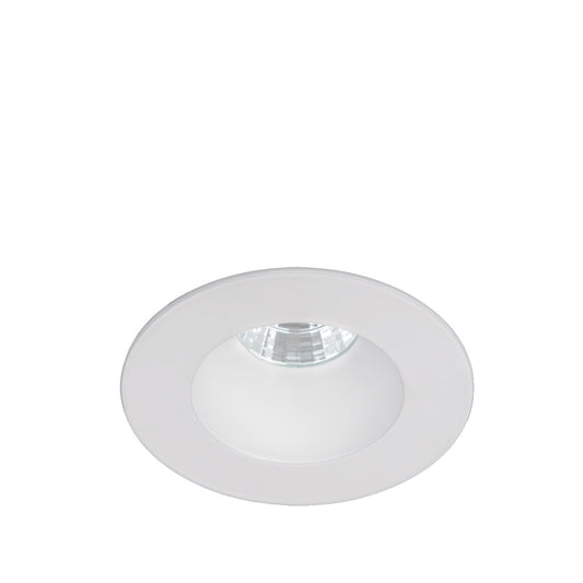 Ocularc 2.0 LED Round Open Reflector Flood 2700K Trim with Light Engine and New Construction or Remodel Housing in White