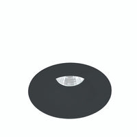 Ocularc 2.0 LED Round Open Reflector Flood 3000K Trim with Light Engine and New Construction or Remodel Housing in Black - R2BRD-F930-BK