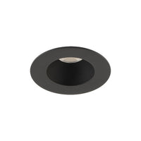 Ocularc 2.0 5CCT Round Downlight Trim and Housing for New Construction or Remodel with Narrow Beam and Black Finish