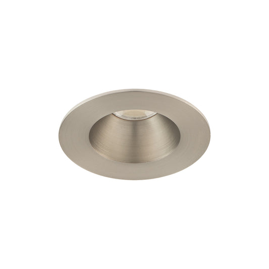 Ocularc 2.0 5CCT Round Downlight Trim and Housing for New Construction or Remodel with Spot Beam and Brushed Nickel Finish