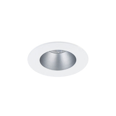 Ocularc 2.0 5CCT Round Downlight Trim and Housing for New Construction or Remodel with Spot Beam and Haze White Finish