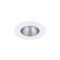 Ocularc 2.0 5CCT Round Downlight Trim and Housing for New Construction or Remodel with Spot Beam and Haze White Finish