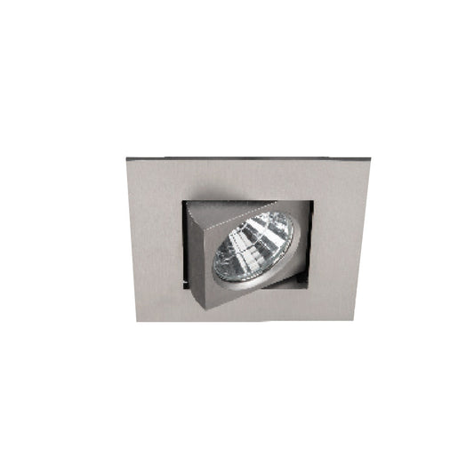 Ocularc 2.0 LED Square Adjustable Spot 3000K Trim with Light Engine and New Construction or Remodel Housing in Brushed Nickel - R2BSA-S930-BN
