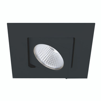 Ocularc 2.0 LED Square Adjustable Flood 3000K Trim with Light Engine and New Construction or Remodel Housing in Black - R2BSA-F930-BK