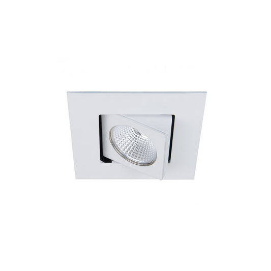 Ocularc 2.0 LED Square Adjustable Spot 3000K Trim with Light Engine and New Construction or Remodel Housing in White - R2BSA-S930-WT