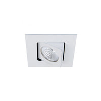 Ocularc 2.0 LED Square Adjustable Flood 2700K Trim with Light Engine and New Construction or Remodel Housing in White - R2BSA-F927-WT