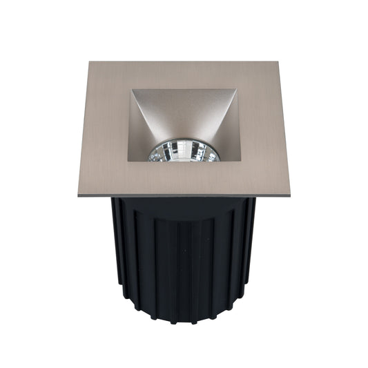 Ocularc 2.0 LED Square Open Reflector Flood 2700K Trim with Light Engine and New Construction or Remodel Housing in Brushed Nickel