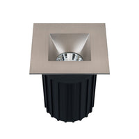 Ocularc 2.0 LED Square Open Reflector Flood 2700K Trim with Light Engine and New Construction or Remodel Housing in Brushed Nickel