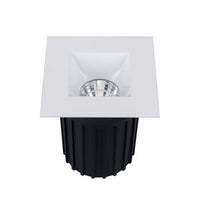 Ocularc 2.0 LED Square Open Reflector Flood 2700K Trim with Light Engine and New Construction or Remodel Housing in White