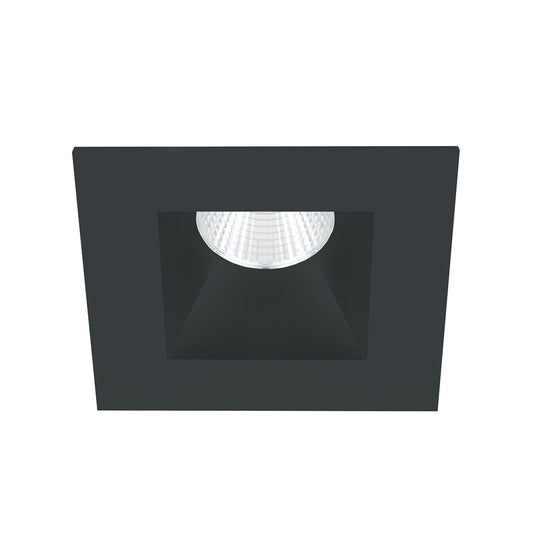Ocularc 2.0 LED Square Open Reflector Narrow 2700K Trim with Light Engine and New Construction or Remodel Housing in Black - R2BSD-N927-BK