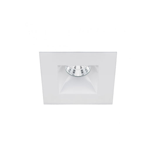 Ocularc 2.0 LED Square Open Reflector Flood 2700K Trim with Light Engine and New Construction or Remodel Housing in White - R2BSD-F927-WT