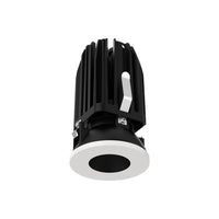 FQ 2in. Round Pinhole Trimless 940 White - R2FRPL-940-WT