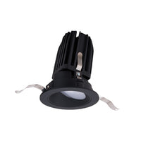 FQ 2in. Round Wall Wash Trim Dim-to-Warm Black