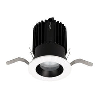 Volta 2in Round Shallow Regressed Trim Narrow Flood Beam 1800-4000K in Black - R2RD1T-NTWA-BK
