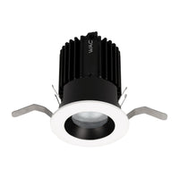 Volta 2in Round Shallow Regressed Trim Wide Flood Beam 1800-4000K in Black - R2RD1T-WTWA-BK