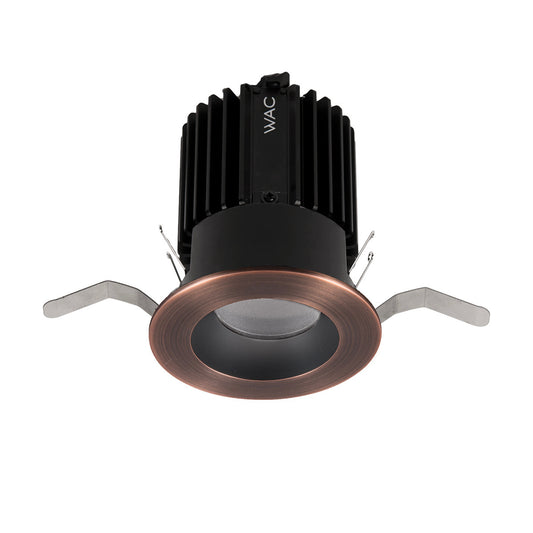 Volta 2in Round Shallow Regressed Trim Wide Flood Beam 1800-4000K in Copper Bronze - R2RD1T-WTWA-CB