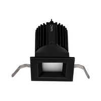 Volta 2in Square Shallow Regressed Trim Narrow Flood Beam 1800-4000K in Black - R2SD1T-NTWA-BK