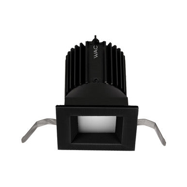 Volta 2in Square Shallow Regressed Trim Wide Flood Beam 1800-4000K in Black - R2SD1T-WTWA-BK