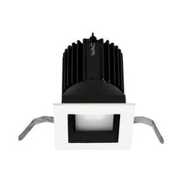 Volta 2in Square Shallow Regressed Trim Wide Flood Beam 2700-6500K in Black White - R2SD1T-WTWB-BKWT