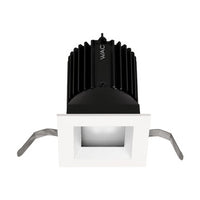 Volta 2in Square Shallow Regressed Trim Narrow Flood Beam 1800-4000K in White - R2SD1T-NTWA-WT