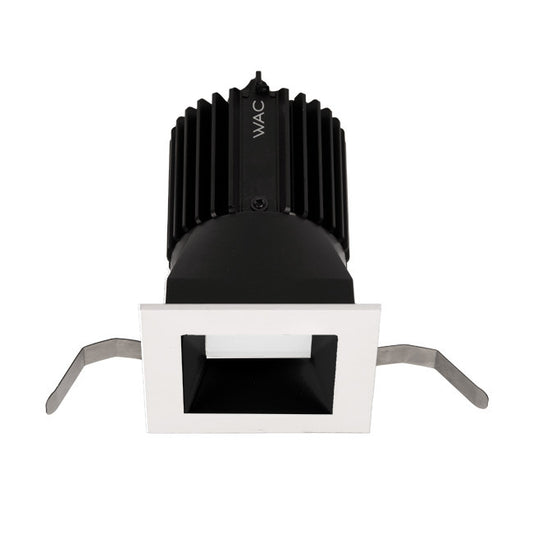 Volta 2in Square Downlight Trim Flood Beam 1800-4000K in Black White - R2SD2T-FTWA-BKWT