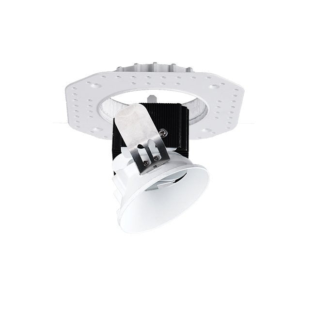 Aether Round Adjustable Trimless with LED Light Engine Narrow 25 Beam 3500K in White