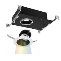 Aether Round Adjustable Trim with LED Light Engine Spot 15 Beam 2700K in Black White - R3ARAT-S927-BKWT