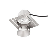 Aether Round Trimless with LED Light Engine Flood 40 Beam 2700K in Brushed Nickel