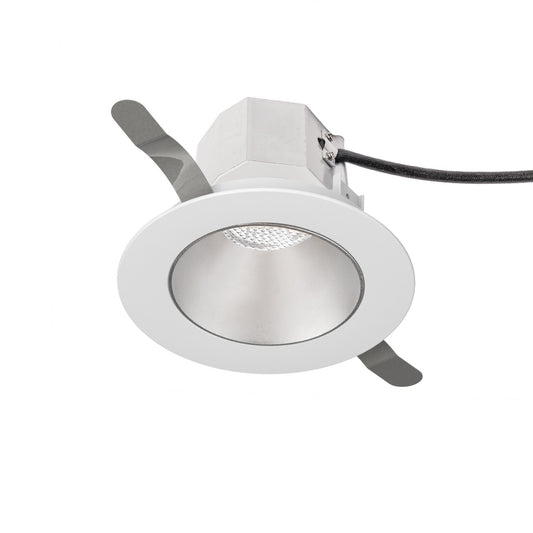 Aether Round Trimless with LED Light Engine Flood 40 Beam 2700K in Brushed Nickel - R3ARDT-F827-BN