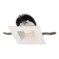 Aether Square Adjustable Trim with LED Light Engine Flood 50 Beam 2700K in Brushed Nickel