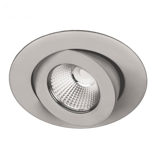 Ocularc 3.0 LED Round Adjustable Flood 3000K Trim with Light Engine in Brushed Nickel