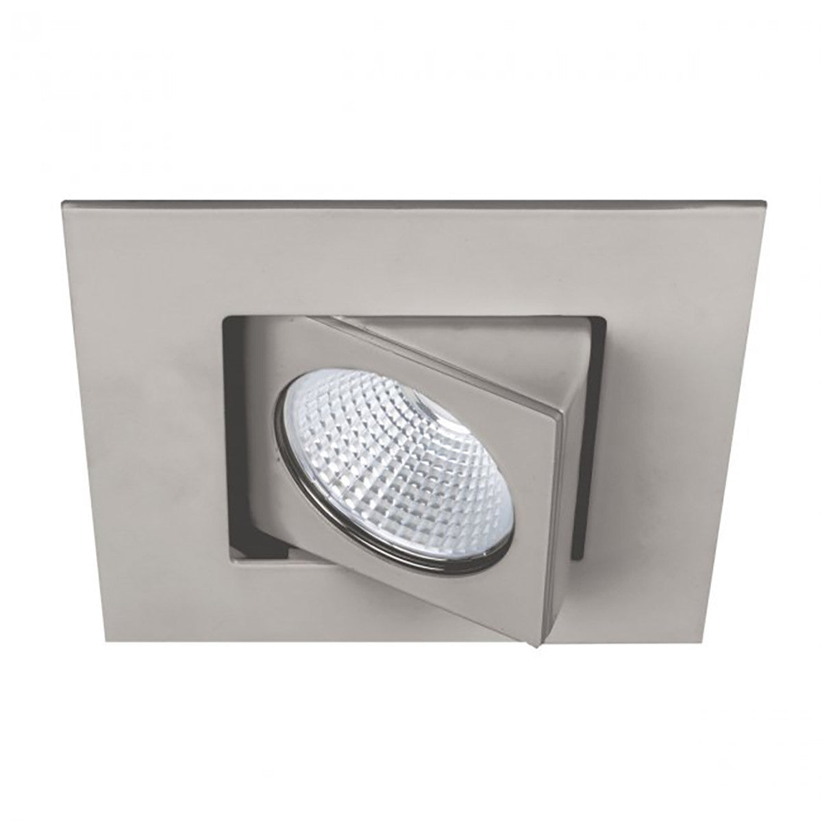 Ocularc 3.0 LED Square Adjustable Narrow 3000K Trim with Light Engine in Brushed Nickel