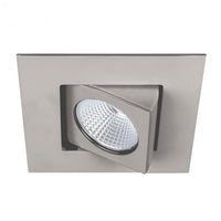 Ocularc 3.0 LED Square Adjustable Narrow 2700K Trim with Light Engine in Brushed Nickel