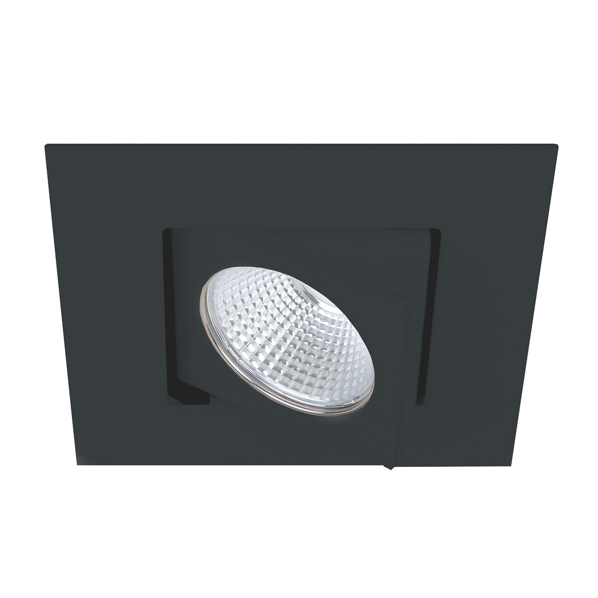 Ocularc 3.0 LED Square Adjustable Flood 2700K Trim with Light Engine in Black