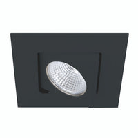 Ocularc 3.0 LED Square Adjustable Flood 3000K Trim with Light Engine in Black
