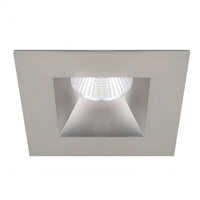 Ocularc 3.0 LED Square Open Reflector Flood 2700K Trim with Light Engine in Brushed Nickel