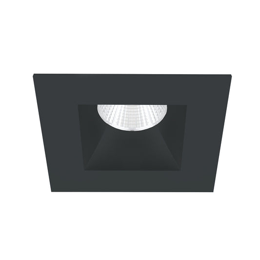 Ocularc 3.0 LED Square Open Reflector Spot 2700K Trim with Light Engine in Black