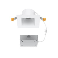 Pop-In 4in SQR Remote New Construction Downlight 5CCT - R4DSDN2-F9CS-WT