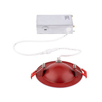 Lotos Fire-Rated 5CCT 6in Adjustable Downlight in White