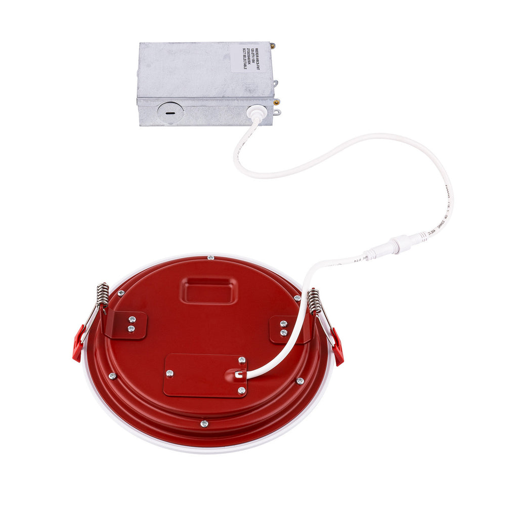 Lotos Fire-Rated 5CCT 4in Downlight in White