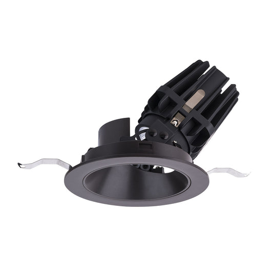 FQ 4in. Round Adjustable Trim Dim-to-Warm Dark Bronze