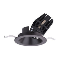 FQ 4in. Round Adjustable Trim Dim-to-Warm Dark Bronze