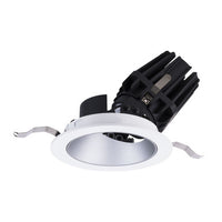 FQ 4in. Round Adjustable Trim Dim-to-Warm Haze/White