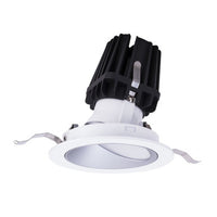FQ 4in. Round Wall Wash Trim Dim-to-Warm Haze/White