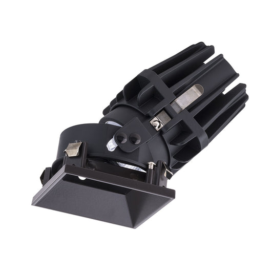 FQ 4in. Square Adjustable Trimless Dim-to-Warm Dark Bronze