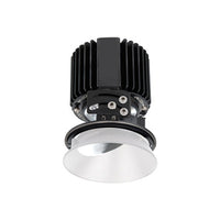 Volta Round Adjustable Invisible Trim with LED Light Engine Flood 45 Beam 3500K White in White