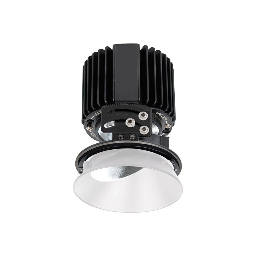 Volta Round Adjustable Invisible Trim with LED Light Engine Flood 45 Beam 3000K Soft White in White
